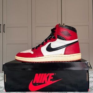 Vintage 1985 Nike Air Jordan 1 Chicago Size 12 Men’s OG White Red Original